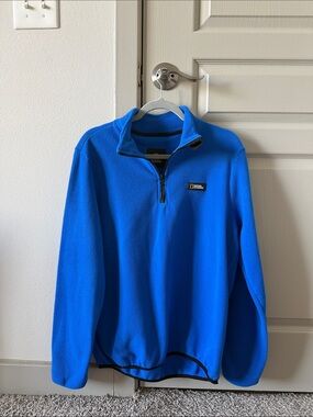 National Geographic Men's Bright Blue Half-Zip Fleece Pullover